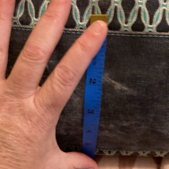 Salt box sea turtle canvas beach tote - Picture 14 of 15